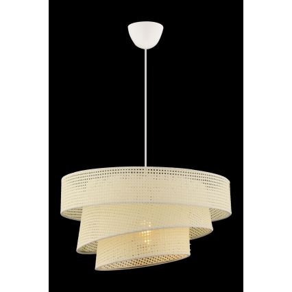 Hanglamp met kabel COUPER 1xE27/60W/230V wit