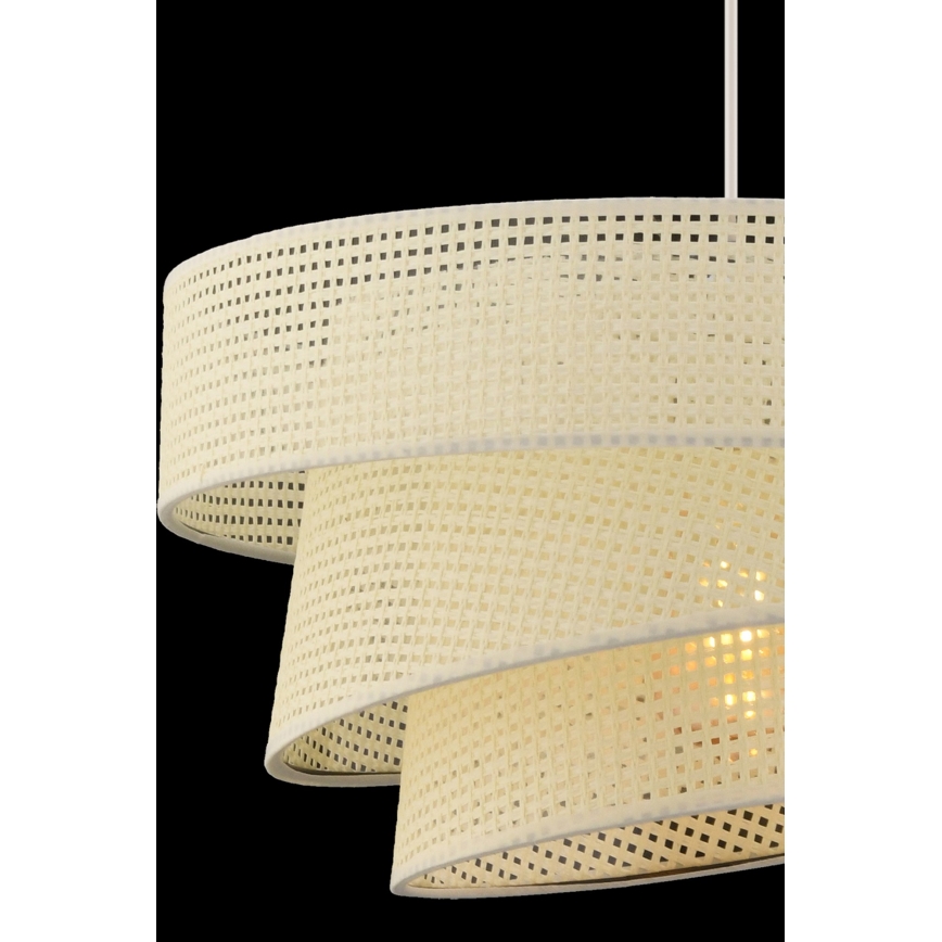 Hanglamp met kabel COUPER 1xE27/60W/230V wit