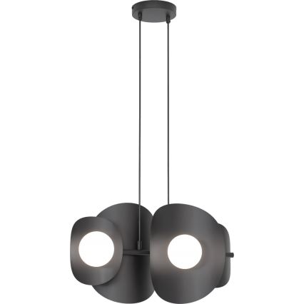 Hanglamp met kabel ELEMENTI 4xG9/8W/230V zwart