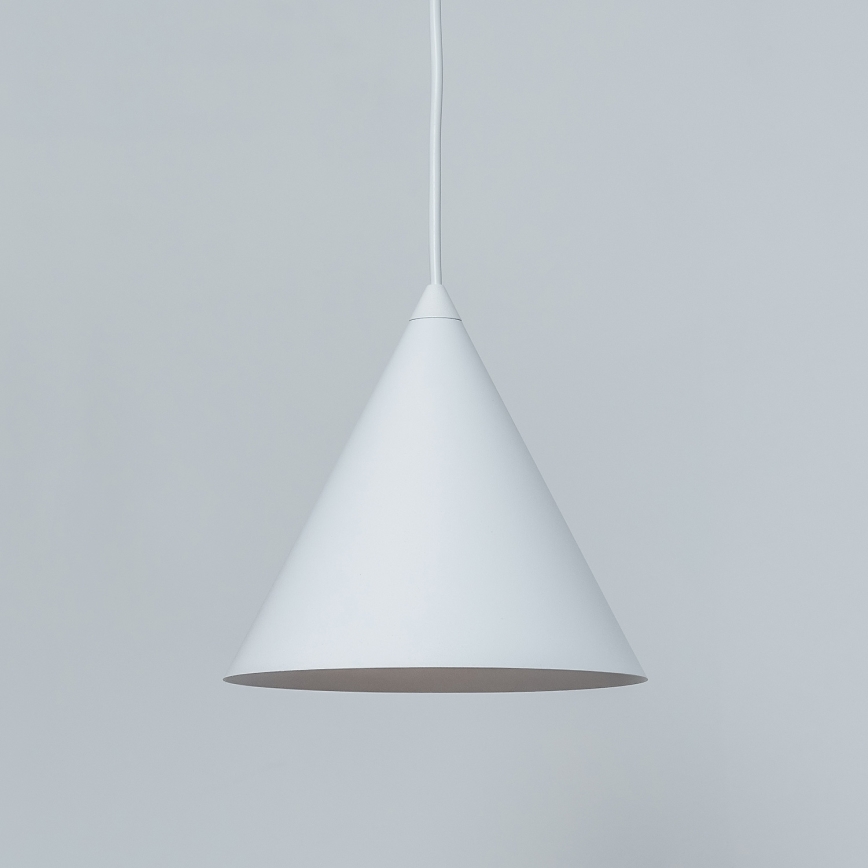 Hanglamp met kabel ETNA II 1xE27/15W/230V Ø 18,5 cm, wit