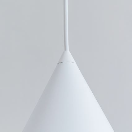 Hanglamp met kabel ETNA II 1xE27/15W/230V Ø 18,5 cm, wit