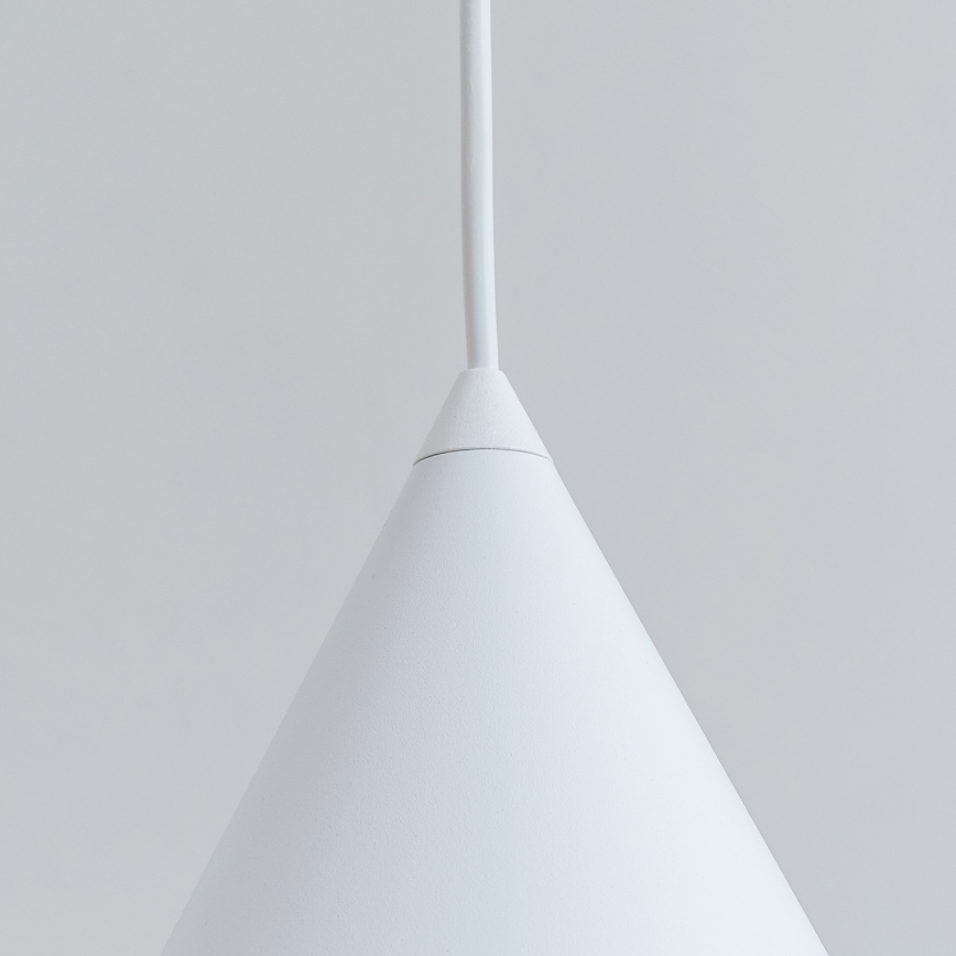 Hanglamp met kabel ETNA II 1xE27/15W/230V Ø 18,5 cm, wit