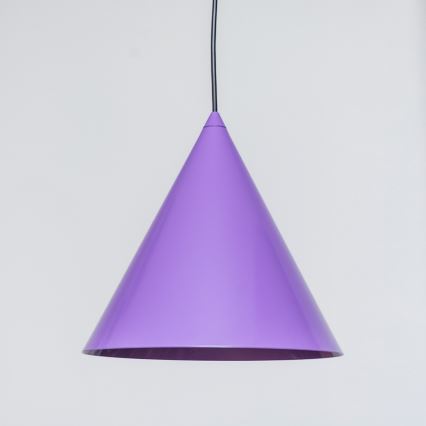 Hanglamp met kabel ETNA II 1xE27/15W/230V Ø 25 cm paars