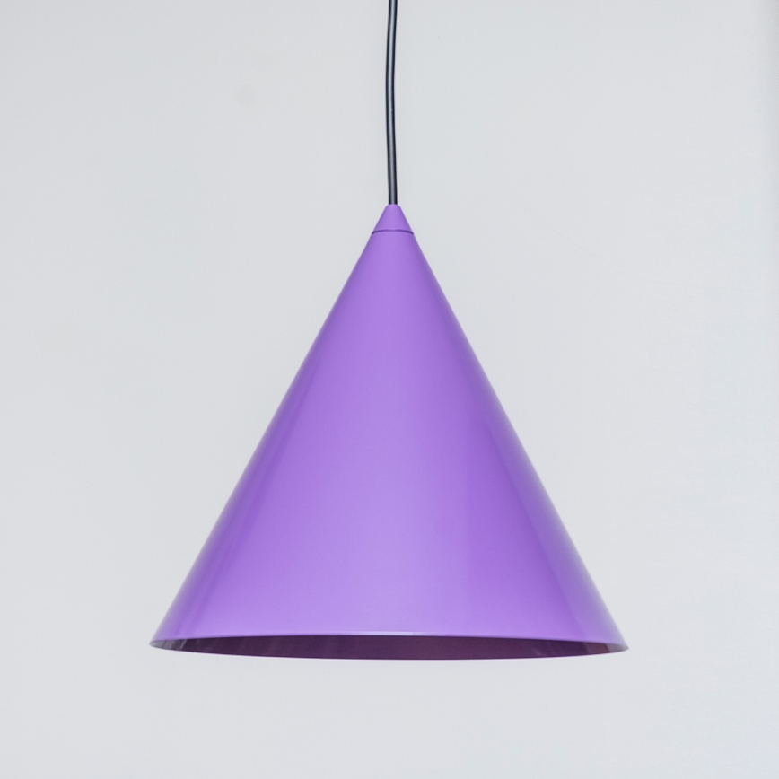 Hanglamp met kabel ETNA II 1xE27/15W/230V Ø 25 cm paars