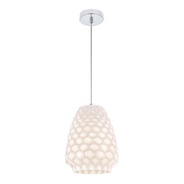 Hanglamp met kabel FELICIA 1xE27/60W/230V wit