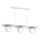 Hanglamp met kabel FLAT 3xE27/15W/230V crème
