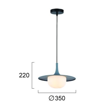 Hanglamp met kabel FRED 1xG9/10W/230V grijs