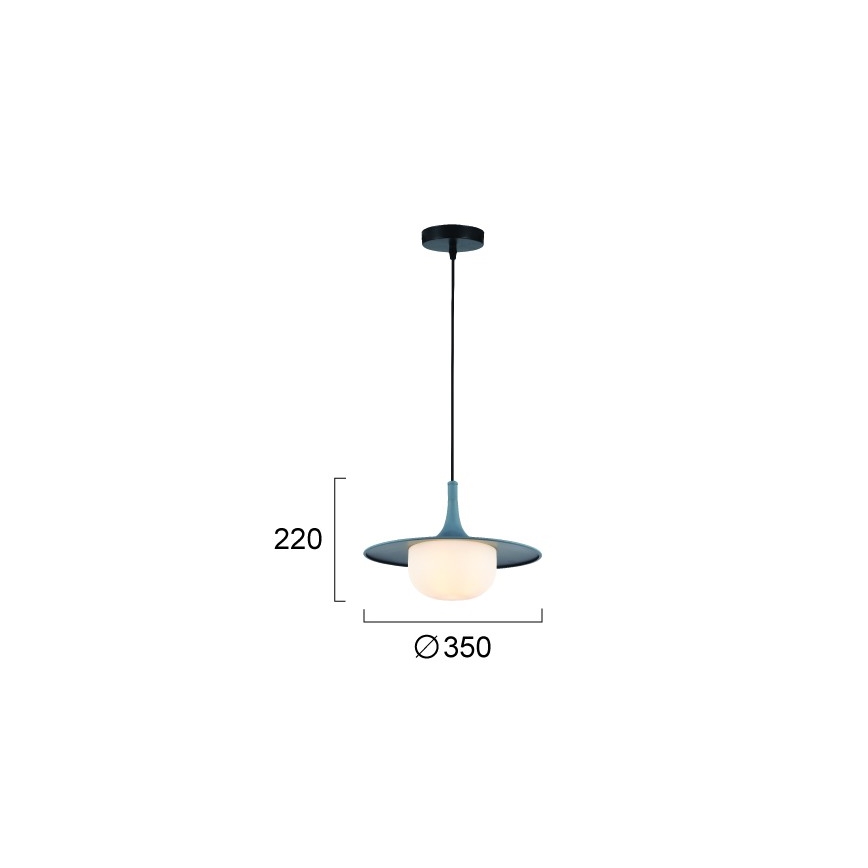 Hanglamp met kabel FRED 1xG9/10W/230V grijs