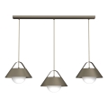 Hanglamp met kabel FUNDA 3xE27/15W/230V bronskleurig