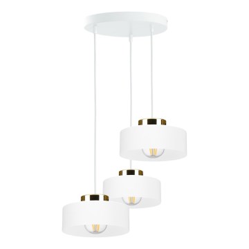 Hanglamp met kabel IGNIA 3xE27/60W/230V wit
