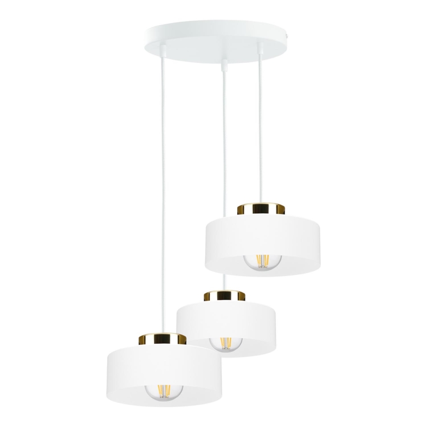 Hanglamp met kabel IGNIA 3xE27/60W/230V wit