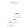 Hanglamp met kabel IGNIA 3xE27/60W/230V wit
