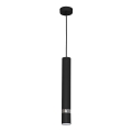 Hanglamp met kabel JOKER 1xGU10/25W/230V zwart/glanzend chroom