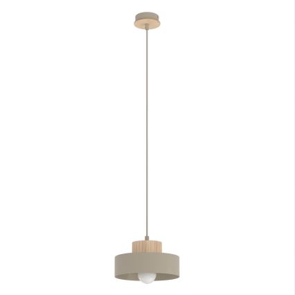Hanglamp met kabel KIVI 1xE27/15W/230V beige