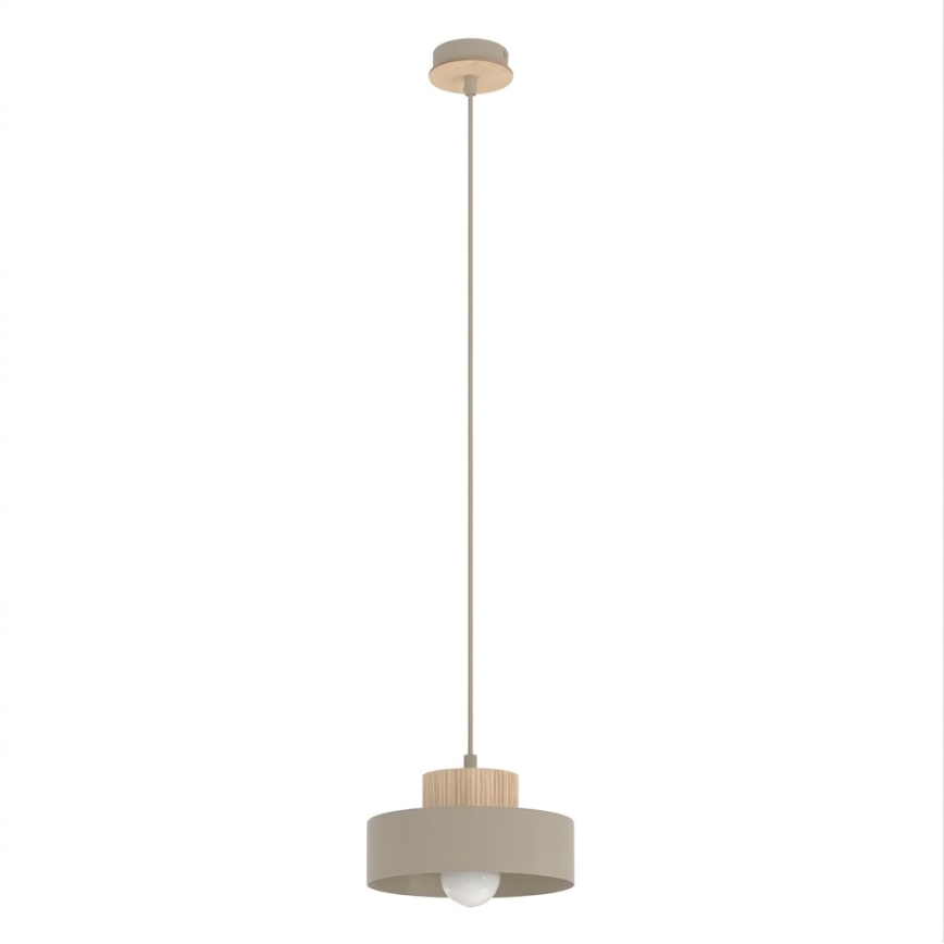 Hanglamp met kabel KIVI 1xE27/15W/230V beige
