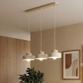Hanglamp met kabel KIVI 3xE27/15W/230V wit
