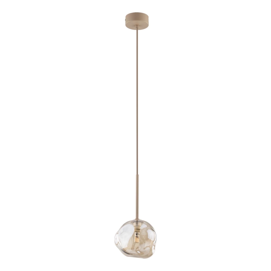 Hanglamp met kabel LAVA 1xG9/8W/230V beige/gerookt beige