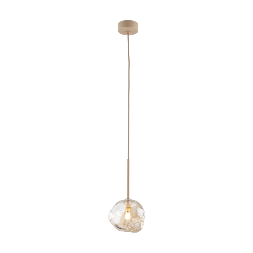 Hanglamp met kabel LAVA 1xG9/8W/230V beige/gerookt beige