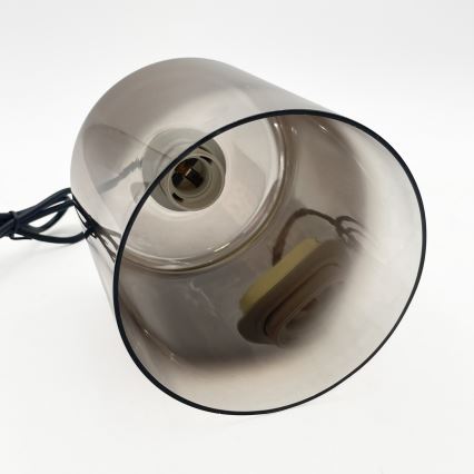 Hanglamp met kabel LIAH 1xE27/15W/230V goud/rookbruin