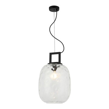 Hanglamp met kabel LUCY 1xE27/40W/230V zwart