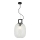 Hanglamp met kabel LUCY 1xE27/40W/230V zwart