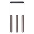 Hanglamp met kabel LUNGOMARE 3xGU10/10W/230V mat chroom