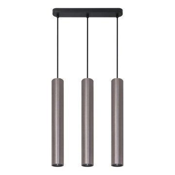 Hanglamp met kabel LUNGOMARE 3xGU10/10W/230V mat chroom