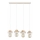 Hanglamp met kabel MIKO 4xE27/15W/230V wit/beige
