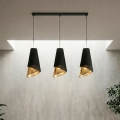 Hanglamp met kabel MODA 3xE27/15W/230V zwart/goud