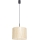 Hanglamp met kabel NEVIA 1xE27/15W/230V Ø 40 cm beige/marmerdecor