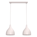 Hanglamp met kabel NOAK CLASSIC 2xE27/15W/230V crème