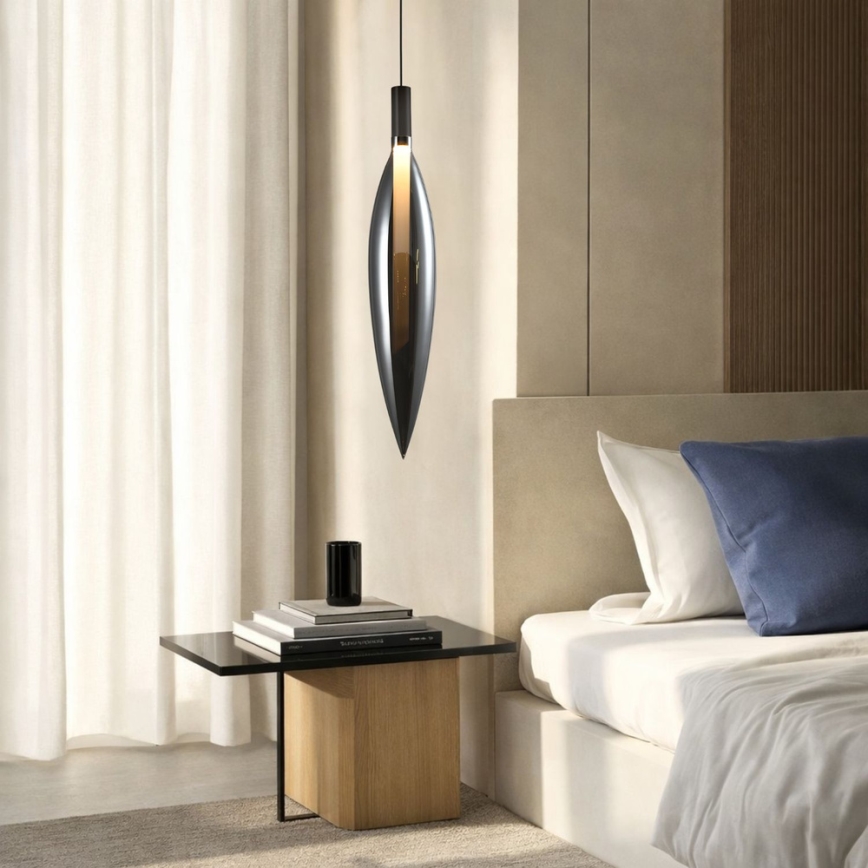 Hanglamp met kabel NORDIC 1xG9/5W/230V zwart chroom