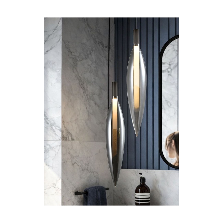 Hanglamp met kabel NORDIC 1xG9/5W/230V zwart chroom
