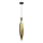 Hanglamp met kabel NORDIC 1xG9/5W/230V zwart/goud