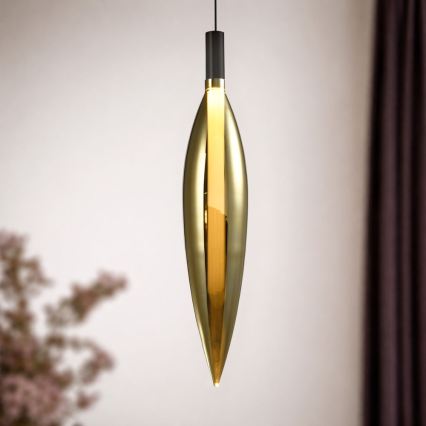 Hanglamp met kabel NORDIC 1xG9/5W/230V zwart/goud