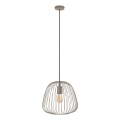Hanglamp met kabel OVELLA 1xE27/15W/230V Ø 36 cm beige