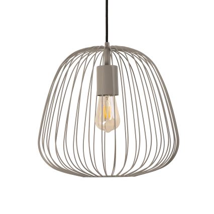 Hanglamp met kabel OVELLA 1xE27/15W/230V Ø 36 cm beige