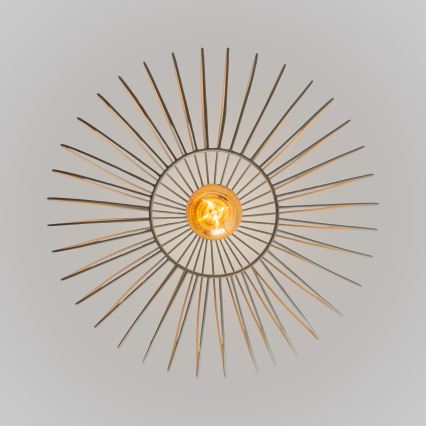 Hanglamp met kabel OVELLA 1xE27/15W/230V Ø 36 cm crème
