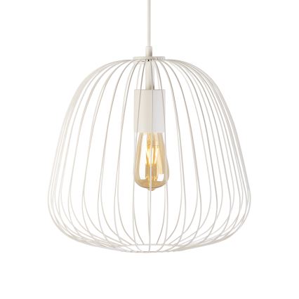 Hanglamp met kabel OVELLA 1xE27/15W/230V Ø 36 cm crème