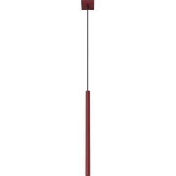 Hanglamp met kabel PASTELO 1xG9/8W/230V rood