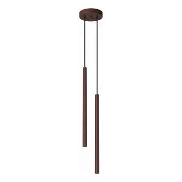 Hanglamp met kabel PASTELO 2xG9/8W/230V bruin