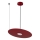 Hanglamp met kabel PIATTO 1xGX53/15W/230V Ø 35 cm bordeaux