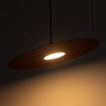 Hanglamp met kabel PIATTO 1xGX53/15W/230V Ø 35 cm bordeaux