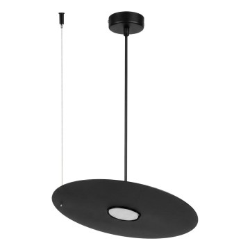 Hanglamp met kabel PIATTO 1xGX53/15W/230V Ø 35 cm zwart