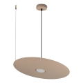 Hanglamp met kabel PIATTO 1xGX53/15W/230V Ø 45 cm beige