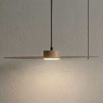 Hanglamp met kabel PIATTO 1xGX53/15W/230V Ø 45 cm beige