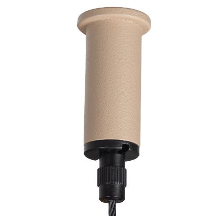 Hanglamp met kabel PIATTO 1xGX53/15W/230V Ø 45 cm beige