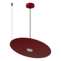 Hanglamp met kabel PIATTO 1xGX53/15W/230V Ø 45 cm bordeaux