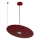 Hanglamp met kabel PIATTO 1xGX53/15W/230V Ø 45 cm bordeaux