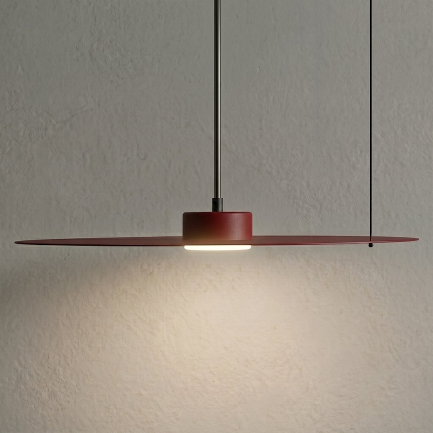 Hanglamp met kabel PIATTO 1xGX53/15W/230V Ø 45 cm bordeaux